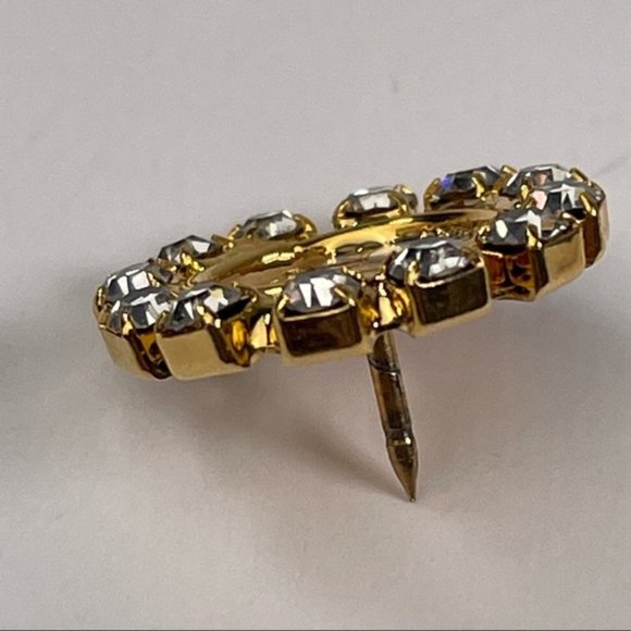 CRYSTAL Circle Halo Knights of Columbus Lapel Pin - Picture 5 of 5